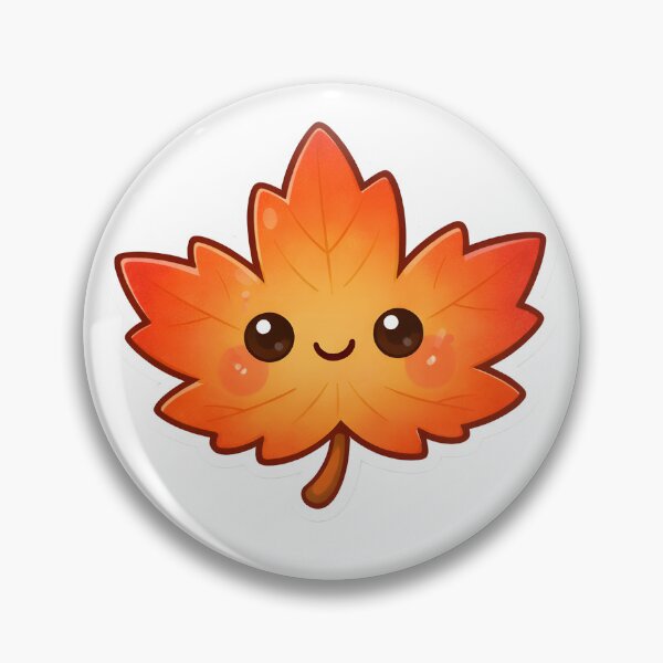 Item preview, Cute Kawaii Maple Leaf – Nature Lover Sticker designed and sold by DesignEG.