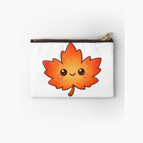 Item preview, Cute Kawaii Maple Leaf – Nature Lover Sticker designed and sold by DesignEG.