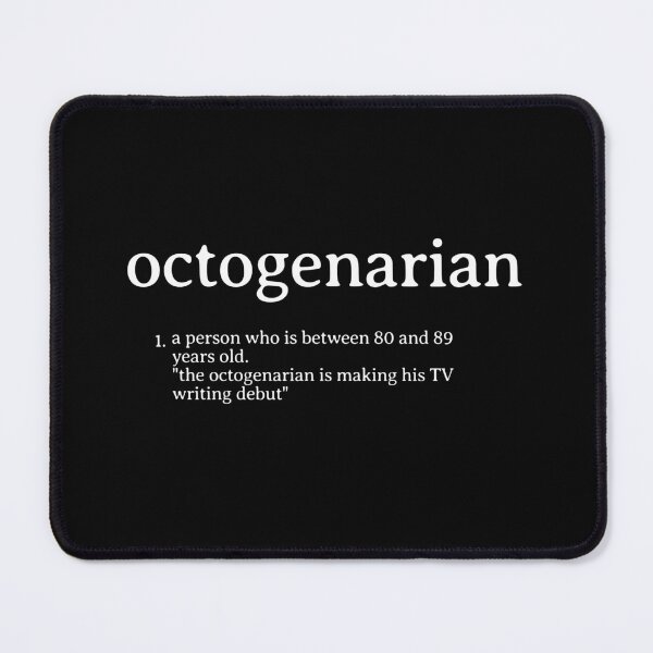 Item preview, Octogenarian definition funny birthday vintage  designed and sold by CeliaZnx.