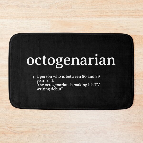 Item preview, Octogenarian definition funny birthday vintage  designed and sold by CeliaZnx.