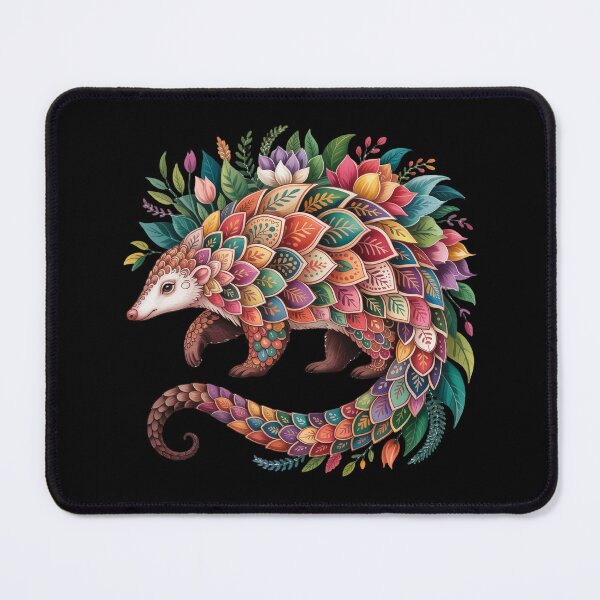 Item preview, Pangolin with Floral Patterns designed and sold by jkrphoto.