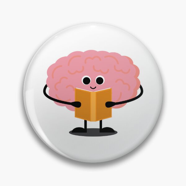 Item preview, Cartoon Brain Guy Reading designed and sold by Gracesmith1208.
