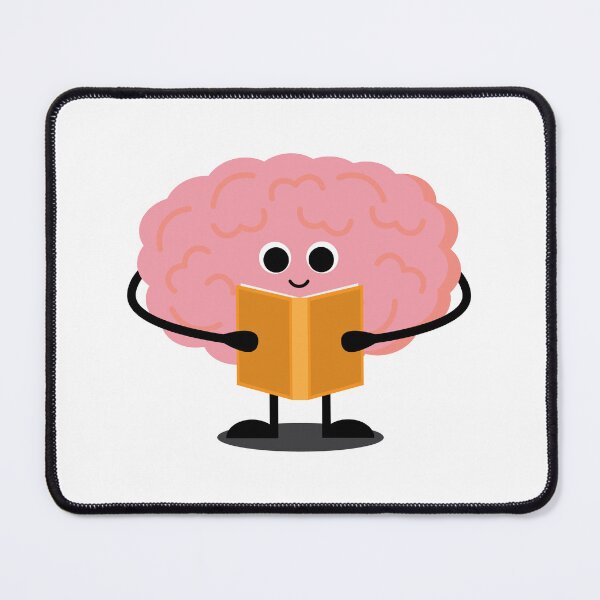 Item preview, Cartoon Brain Guy Reading designed and sold by Gracesmith1208.