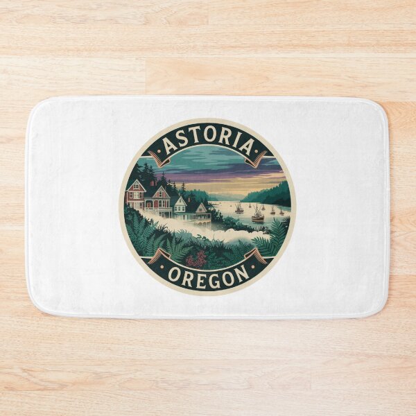 Item preview, Astoria Oregon: Coastal Town & Harbor Badge designed and sold by CircinusStore.