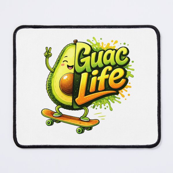 Item preview, Guac Life Skateboard Avocado Pun. designed and sold by Mr Lee.