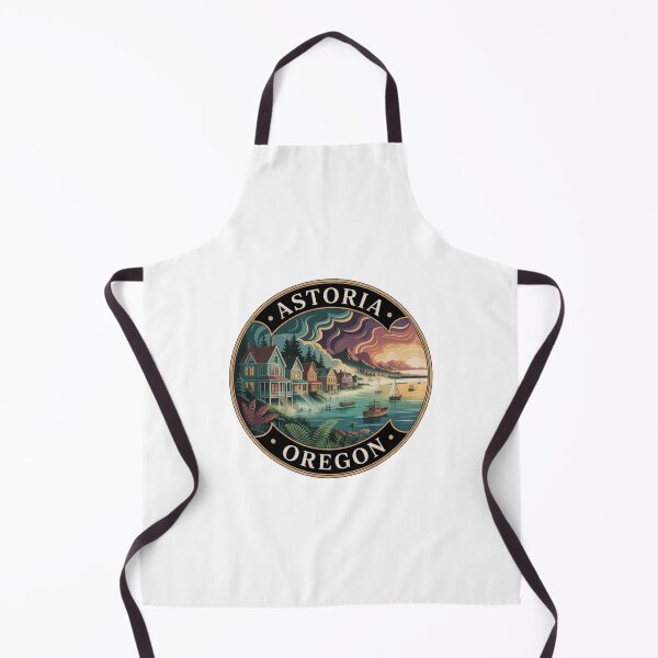 Item preview, Astoria Oregon: Waterfront Victorian Houses Badge designed and sold by CircinusStore.