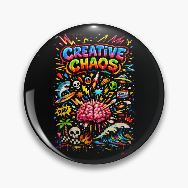 Item preview, Creative Chaos Graffiti Brain Street Art designed and sold by SplashTastic.