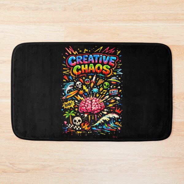 Item preview, Creative Chaos Graffiti Brain Street Art designed and sold by SplashTastic.