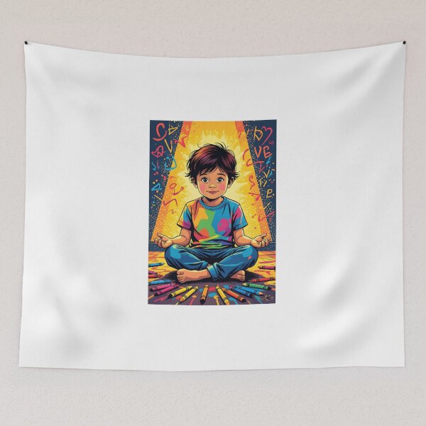 Item preview, Little Artist – Retro Creative Kids T-Shirt designed and sold by SoulGraphixx.