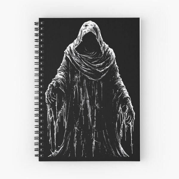 Item preview, Grim Reaper - Dark Hooded Figure (BLACK) designed and sold by MorbidDreams.