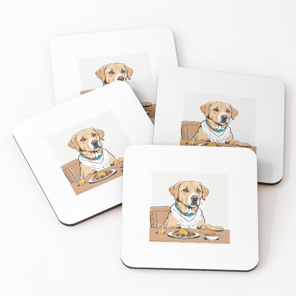 Item preview, Funny Labrador Dinner Time Food Lover Dog Gift designed and sold by PawsAndLaughts0.