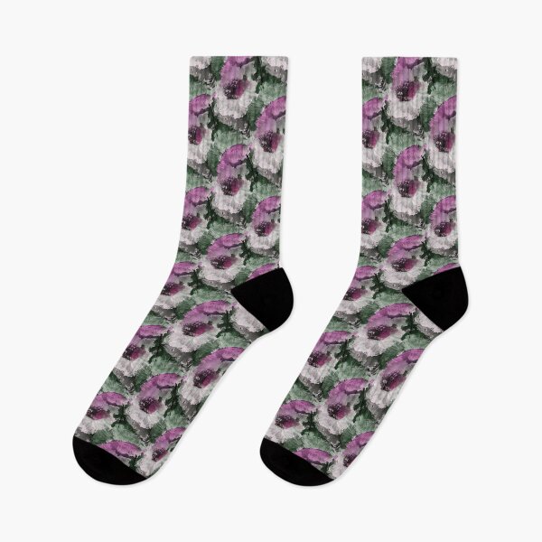 Item preview, Painterly White and Pink Floral Abstract Pattern designed and sold by Artistestella.