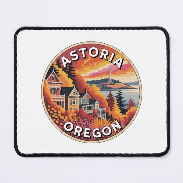 Item preview, Astoria Oregon: Autumn Hills & Column Badge designed and sold by CircinusStore.