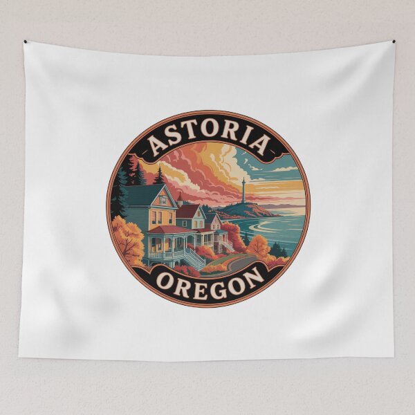 Item preview, Astoria Oregon: Autumn Hills & Column designed and sold by CircinusStore.