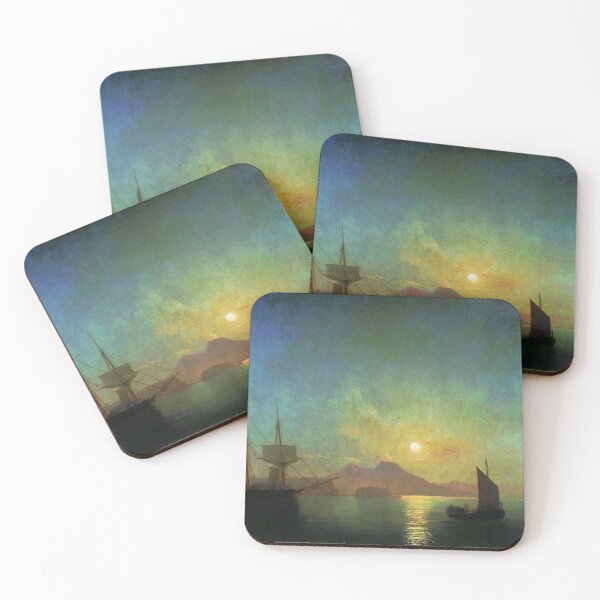 Item preview, The Bay of Naples by Moonlight designed and sold by SharonTheFirst.
