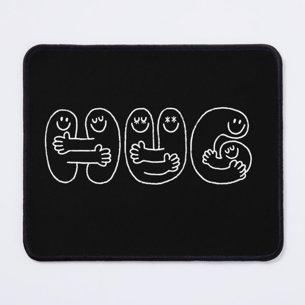 Item preview, HUG Typography Characters Embracing Each Other designed and sold by torufukuda.