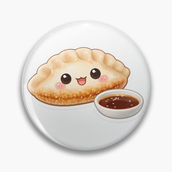 Item preview, Cute Kawaii Gyoza Dumpling – Japanese Food Lover Sticker designed and sold by DesignEG.