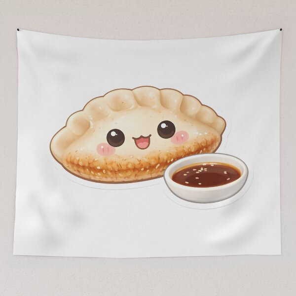 Item preview, Cute Kawaii Gyoza Dumpling – Japanese Food Lover Sticker designed and sold by DesignEG.