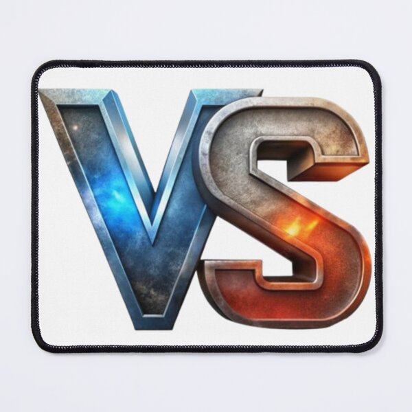 Item preview, VS" Metallic Text in Blue and Orange designed and sold by Bulk order available .