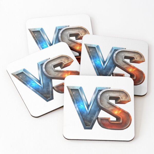 Item preview, VS" Metallic Text in Blue and Orange designed and sold by Bulk order available .