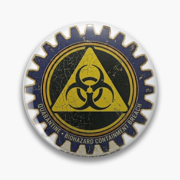 Item preview, Vintage Industrial Biohazard Warning Gear designed and sold by octozap.