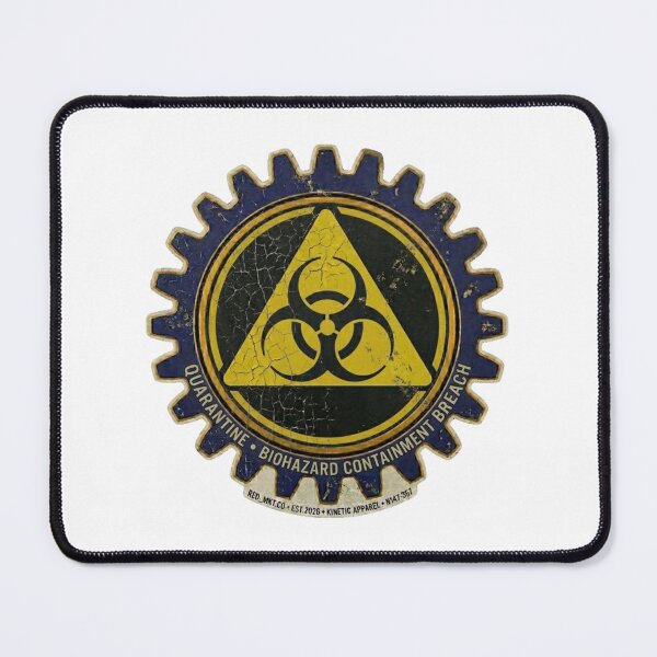 Item preview, Vintage Industrial Biohazard Warning Gear designed and sold by octozap.