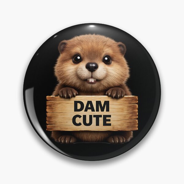 Item preview, Dam Cute Otter Funny Sticker designed and sold by EimSol.
