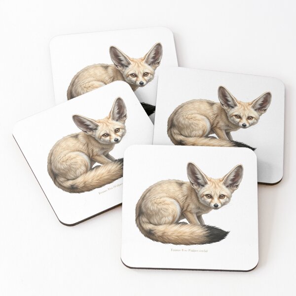 Item preview, Desert Dreamer: The Fennec Fox (Vulpes zerda) Portrait designed and sold by FreiherrPK.