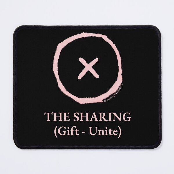 Item preview, Sharing - Neolithic Cipher - Gift and Unite - Minimalist T-Shirt - #3 designed and sold by Message from Earth.