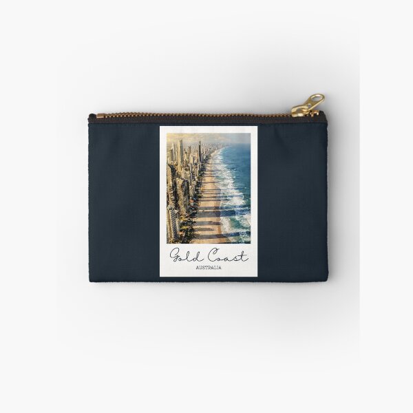 Item preview, Gold Coast Waterfront Skyline Beach - Vintage Souvenir designed and sold by twentytwo ART souvenir designs.