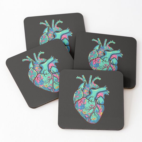 Item preview, Floral Anatomical Heart designed and sold by AwesomeBeyondLimits.