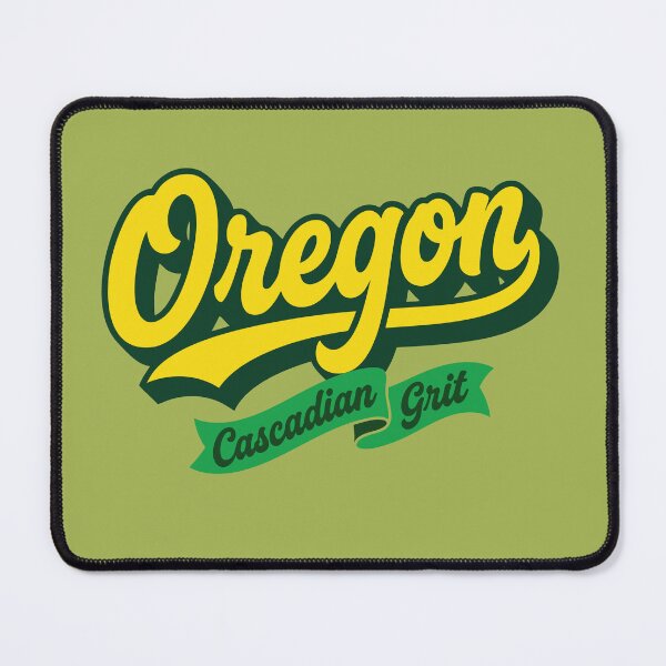 Item preview, Vintage Oregon Cascadian Grit - Retro Baseball Script designed and sold by Cozy-Old-Pub.