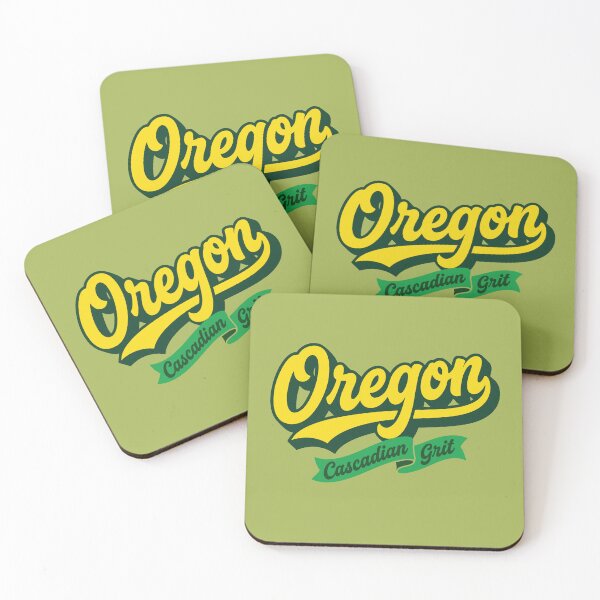 Item preview, Vintage Oregon Cascadian Grit - Retro Baseball Script designed and sold by Cozy-Old-Pub.