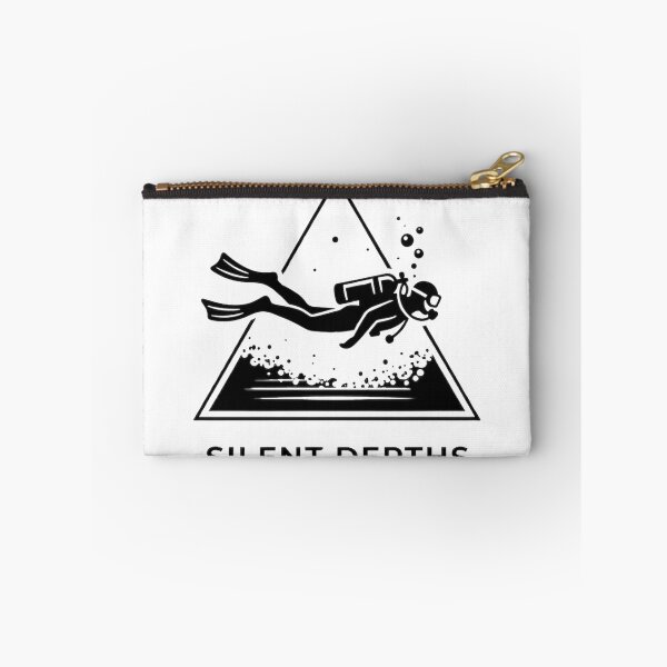 Item preview, Silent Depths – Minimalist Scuba Diver Ocean Exploration Shirt designed and sold by Brinevex Co..