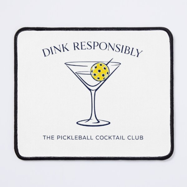 Item preview, Premium “Dink Responsibly” Pickleball T-Shirt | Luxury Pickleball Gift | Cocktail Club Court Apparel | High-End Design designed and sold by PickleballPulse.