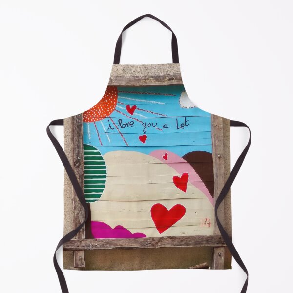 Item preview, I Love You A Lot - French River Street Art on Wood designed and sold by Kainicram.