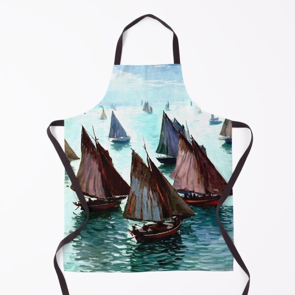 Item preview, Fishing Boats, Calm Sea: Still Waters and Silent Sails designed and sold by artdesignsnow.