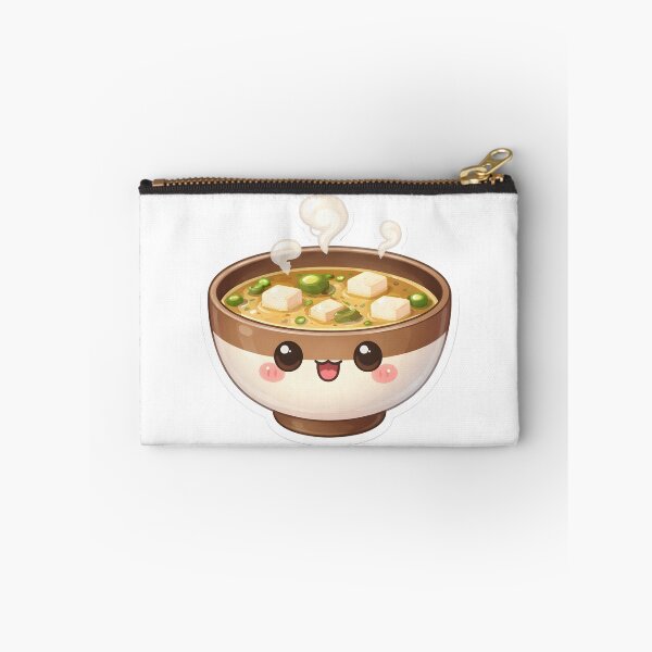 Item preview, Cute Kawaii Miso Soup – Japanese Food Lover Sticker designed and sold by DesignEG.