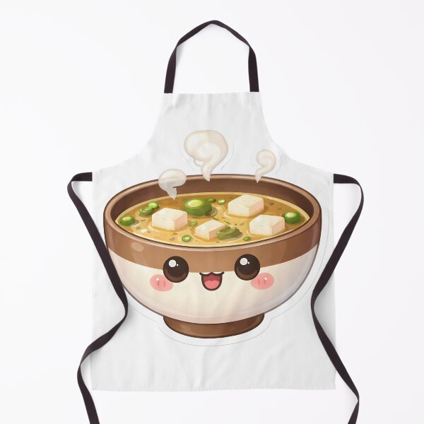 Item preview, Cute Kawaii Miso Soup – Japanese Food Lover Sticker designed and sold by DesignEG.