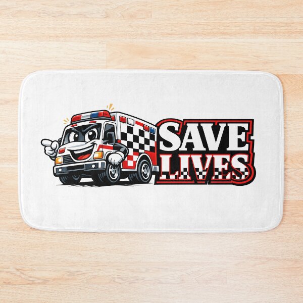 Item preview, Save Lives EMT Paramedic Ambulance First Responder Emergency Medical Design designed and sold by ClinicalHubs.