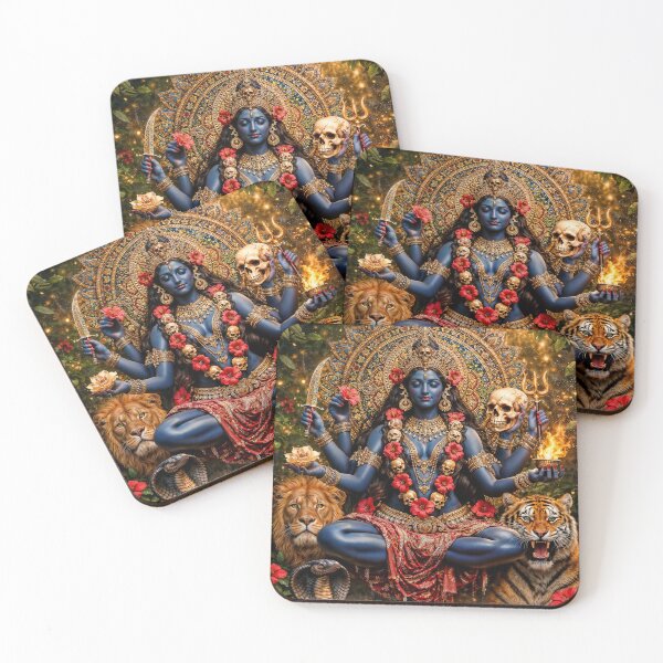Item preview, The Skull-Crowned Queen Goddess Kali designed and sold by AliceWhiteDF.