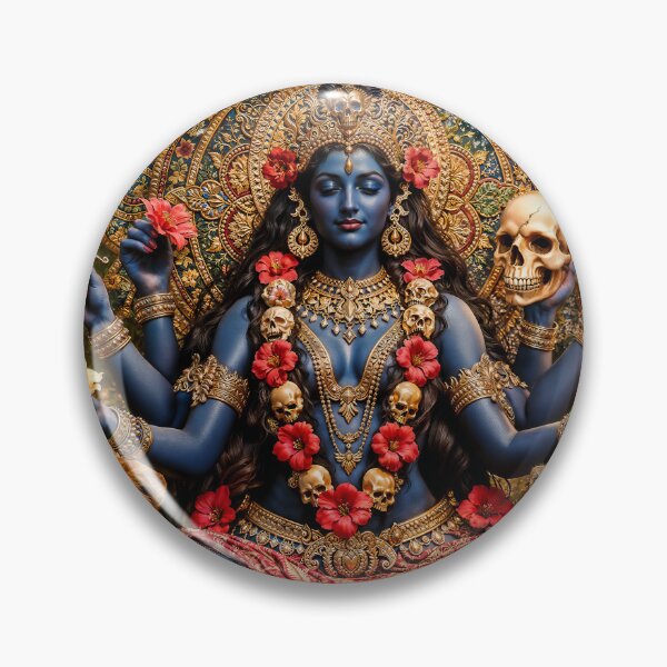 Item preview, The Skull-Crowned Queen Goddess Kali designed and sold by AliceWhiteDF.