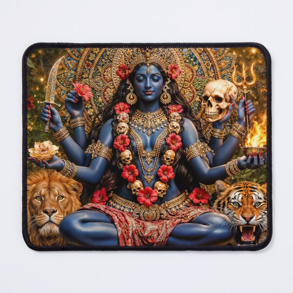 Item preview, The Skull-Crowned Queen Goddess Kali designed and sold by AliceWhiteDF.