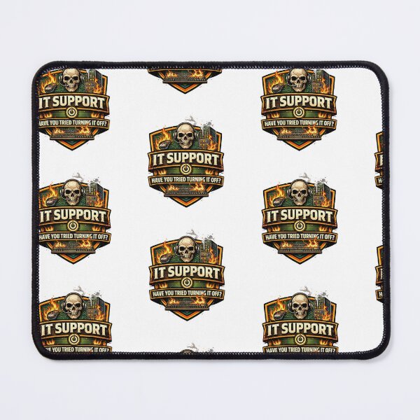 Item preview, IT Support “Have You Tried Turning It Off” designed and sold by Throwing-Corn.