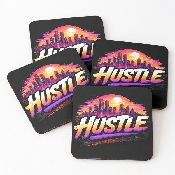 Item preview, Hustle Retro City Sunset Synthwave. designed and sold by Mr Lee.