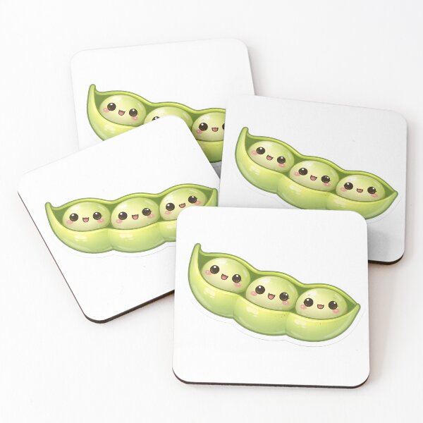 Item preview, Cute Kawaii Edamame – Japanese Soybean Snack Sticker designed and sold by DesignEG.