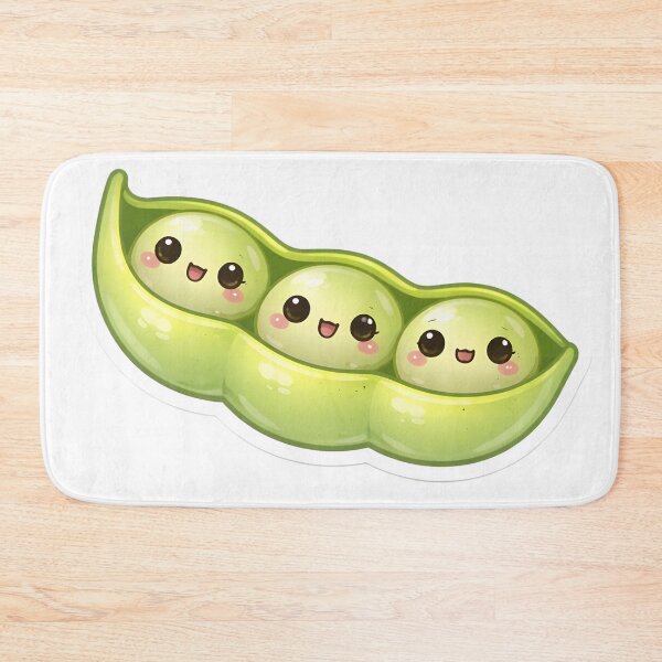 Item preview, Cute Kawaii Edamame – Japanese Soybean Snack Sticker designed and sold by DesignEG.