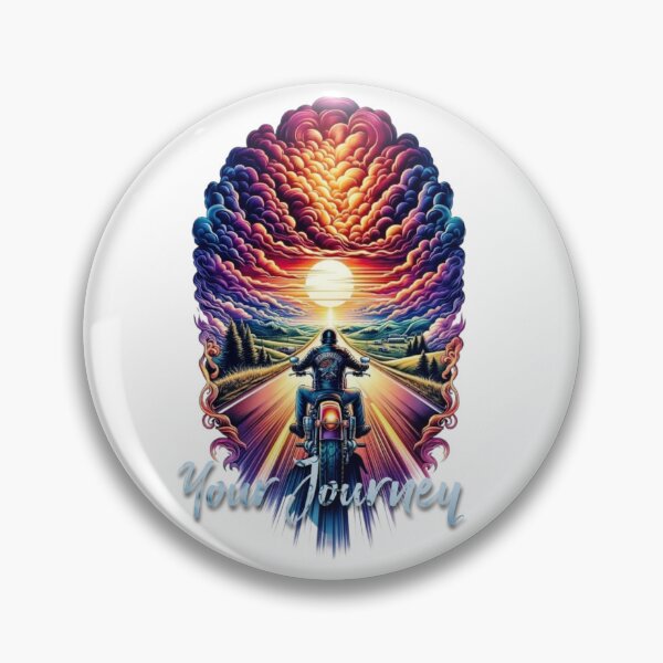 Item preview, The Eternal Ride: Retro Biker Sunset Journey designed and sold by DriftScents.