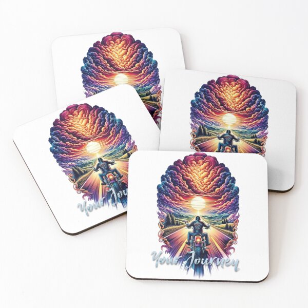 Item preview, The Eternal Ride: Retro Biker Sunset Journey designed and sold by DriftScents.