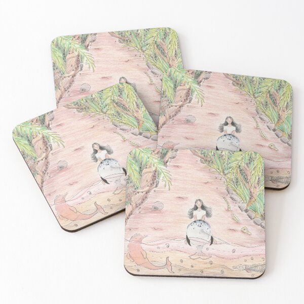 Item preview, Girl and narwhal | The Amazon | Rainforest | Jungle designed and sold by aliekesdrawings.